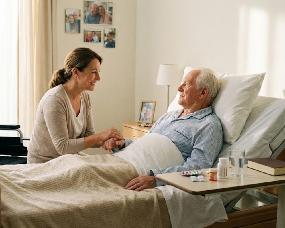 evde yatılı hasta bakımı